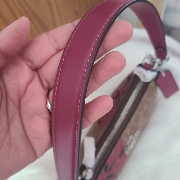 Coach Pink and Brown Teri mini bag - Picture 6 of 13